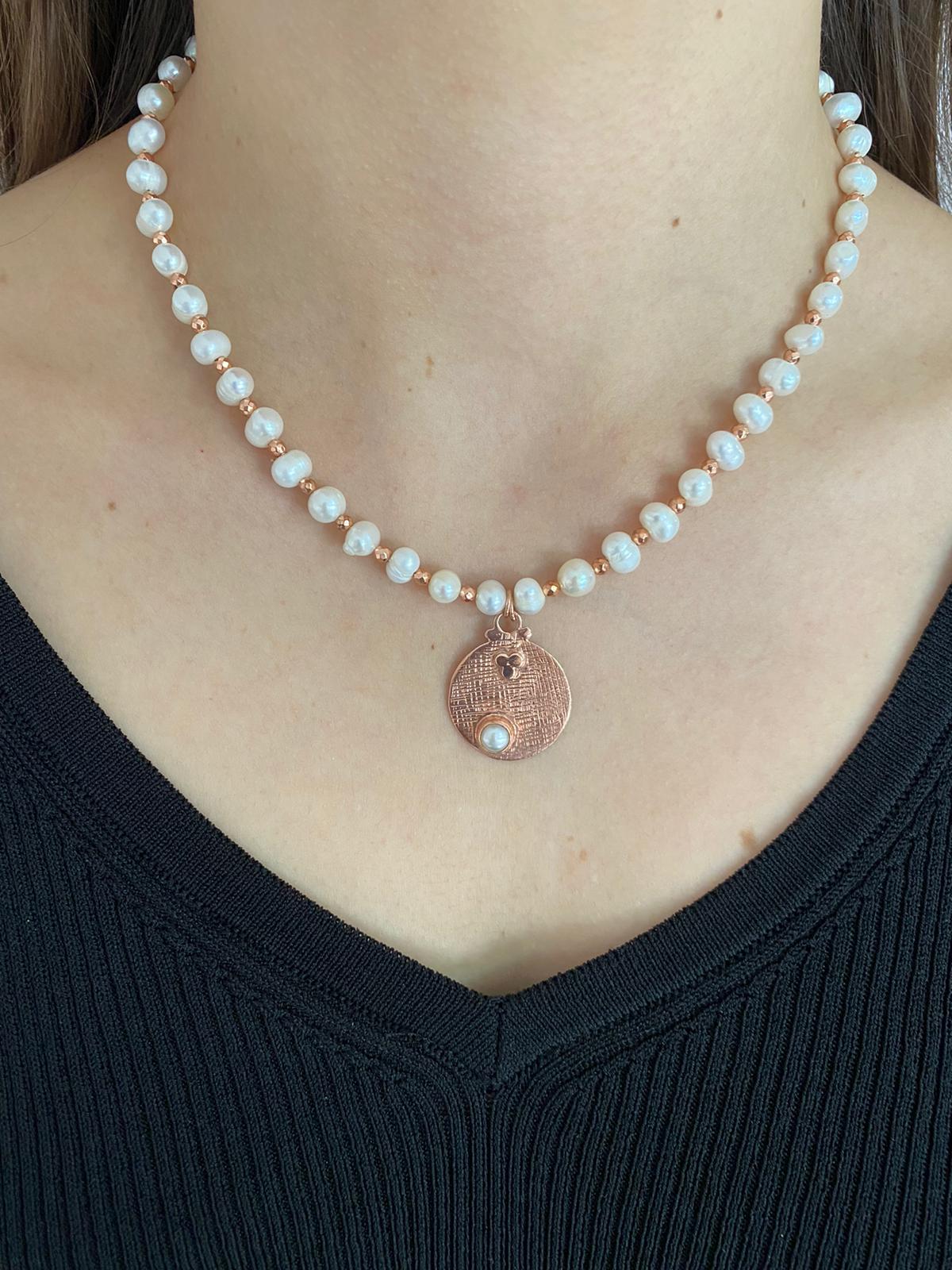 Locket Pearl Necklace | RS889 