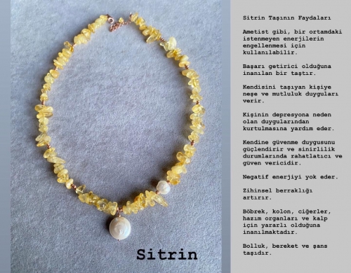 Sitrin Doğa Kolye | RS1491